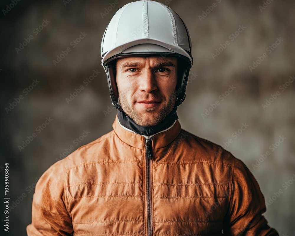 Jockey Riding a Horse Over a Hurdle Jockey Riding a Horse Over a Hurdle