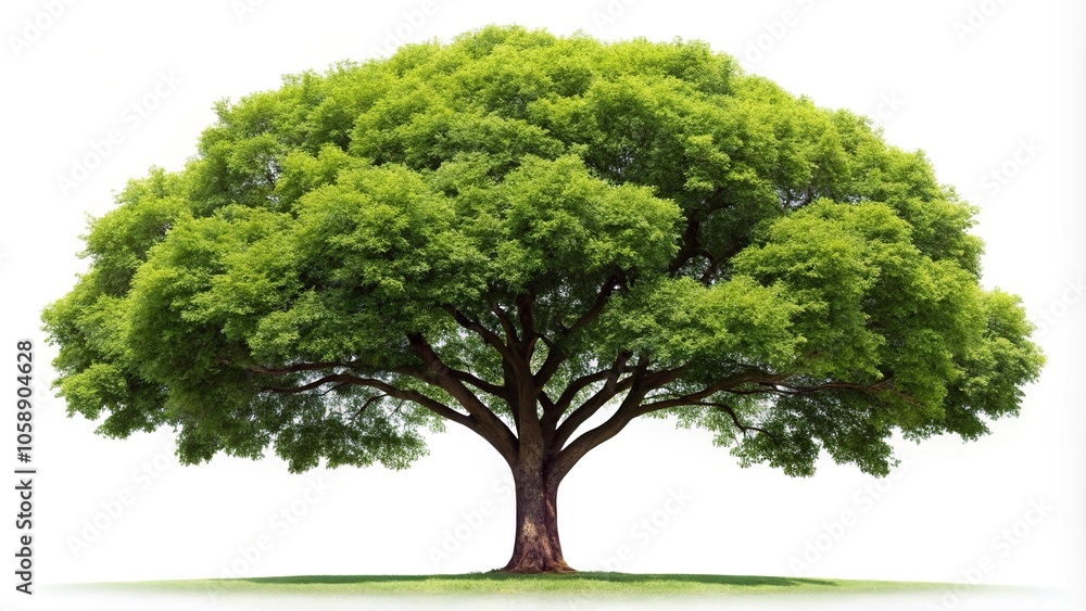Tree silhouette isolated on white background, with clipping path. Tree silhouette isolated on white background, with clipping path.