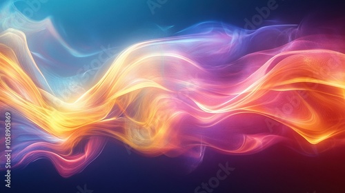 Enchanting Waves of Light: Exploring the Mystical Flow of Energy Through Nature's Colorful Essence