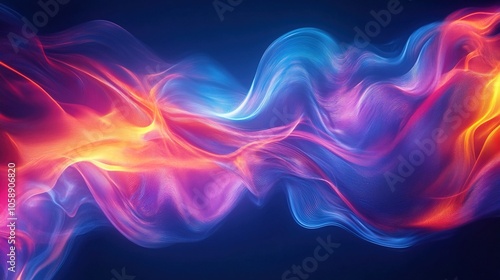 Enchanting Waves of Light: Exploring the Mystical Flow of Energy Through Nature's Colorful Essence