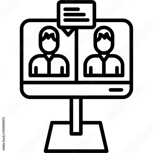 Online Meeting Icon