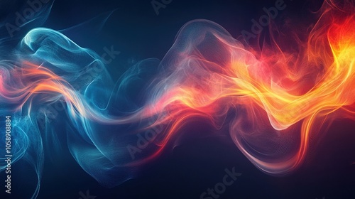 Enchanting Waves of Light: Exploring the Mystical Flow of Energy Through Nature's Colorful Essence