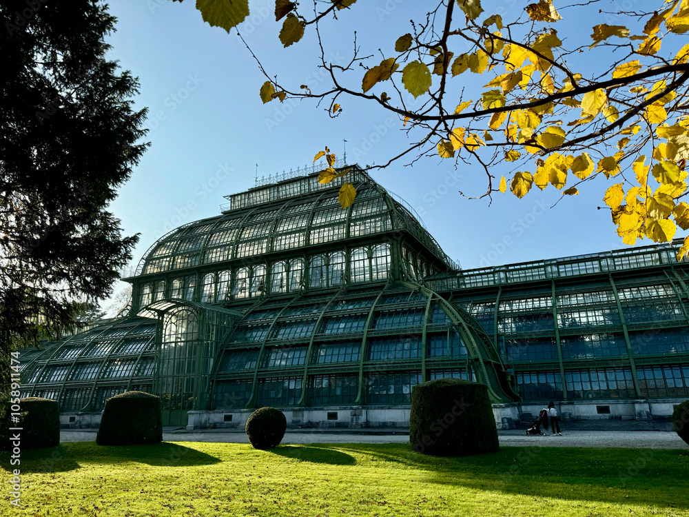 Das Große Palmenhaus Schönbrunn in Wien, Österreich