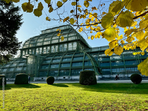 Das Große Palmenhaus Schönbrunn in Wien, Österreich