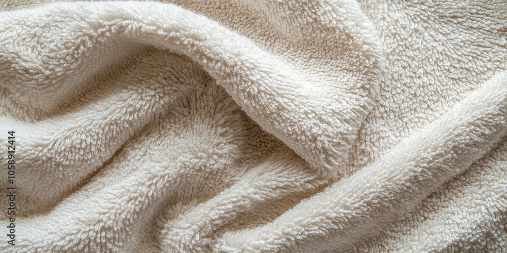 A detailed view of a towel is shown, highlighting its texture and showcasing ample vacant area ideal for incorporating a design or a personalized touch. A detailed view of a towel is shown, highlighting its texture and showcasing ample vacant area ideal for incorporating a design or a personalized touch.