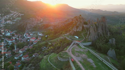 Bulgaria’s Belogradchik Fortress and Rocks: Embracing the Colors of Sunrise photo