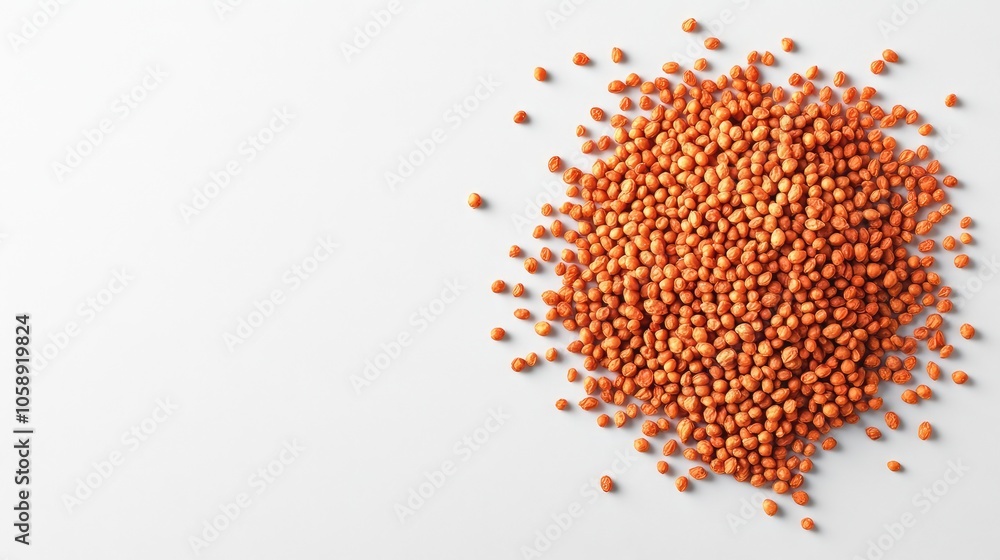 Orange Seeds Piled on White Surface Orange Seeds Piled on White Surface