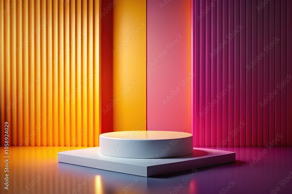 Product Display Podium 3D Render - Minimalist Showcase for Branding Product Display Podium 3D Render - Minimalist Showcase for Branding