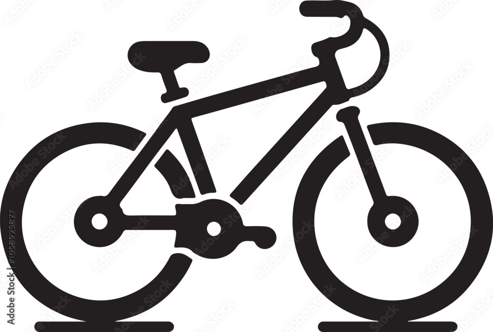 illustration of a Cycle Silhouette illustration of a Cycle Silhouette