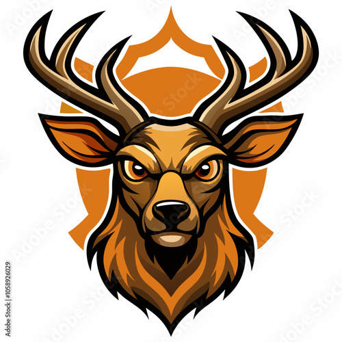 deer head vector illustration