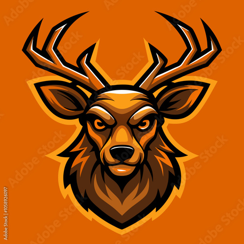 deer head vector illustration