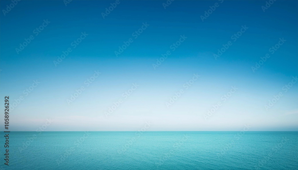 Obraz premium Blue aqua white ocean background, smooth color gradient texture.