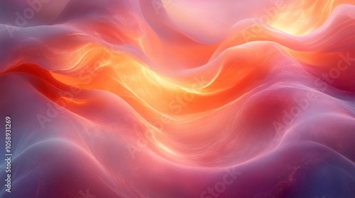 Abstract Waves of Light and Color