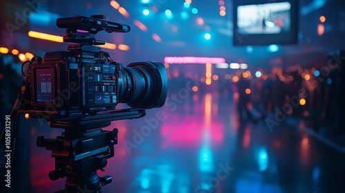 news channel background decor