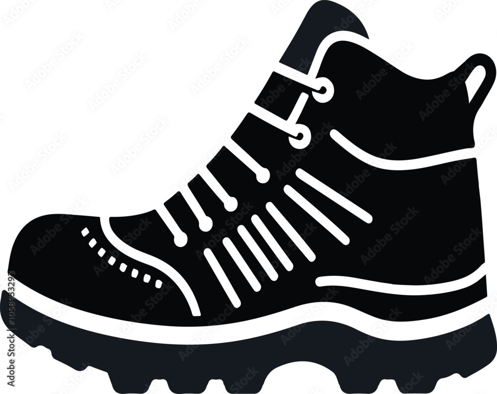 Man Shoe Silhouette Illustration Man Shoe Silhouette Illustration
