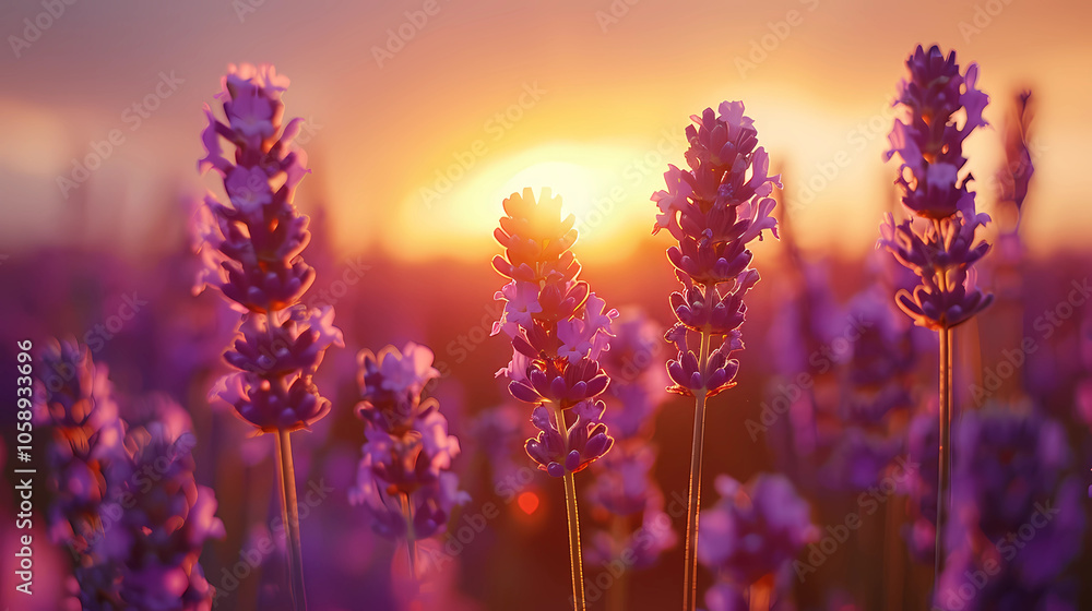 lavender field at sunset lavender field at sunset