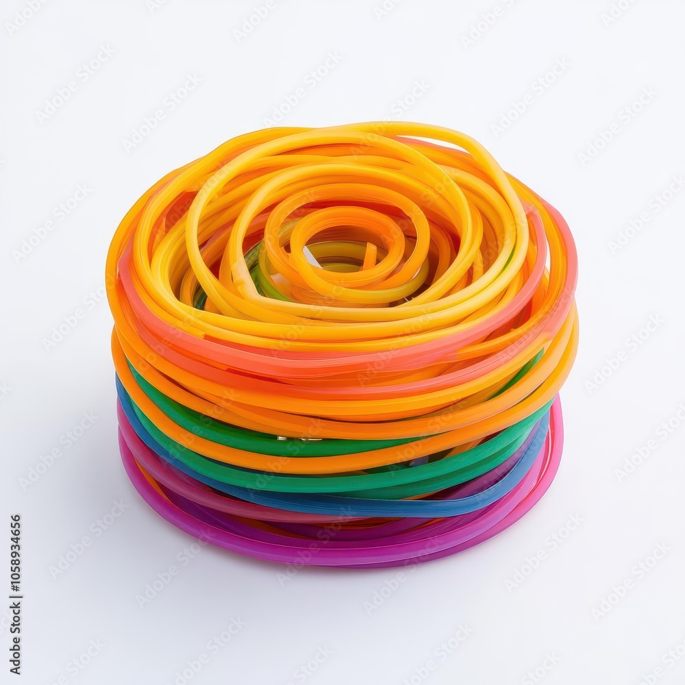 a vegetable spiralizer, kitchen tool, modern design, colorful plastic, isolated on white background a vegetable spiralizer, kitchen tool, modern design, colorful plastic, isolated on white background