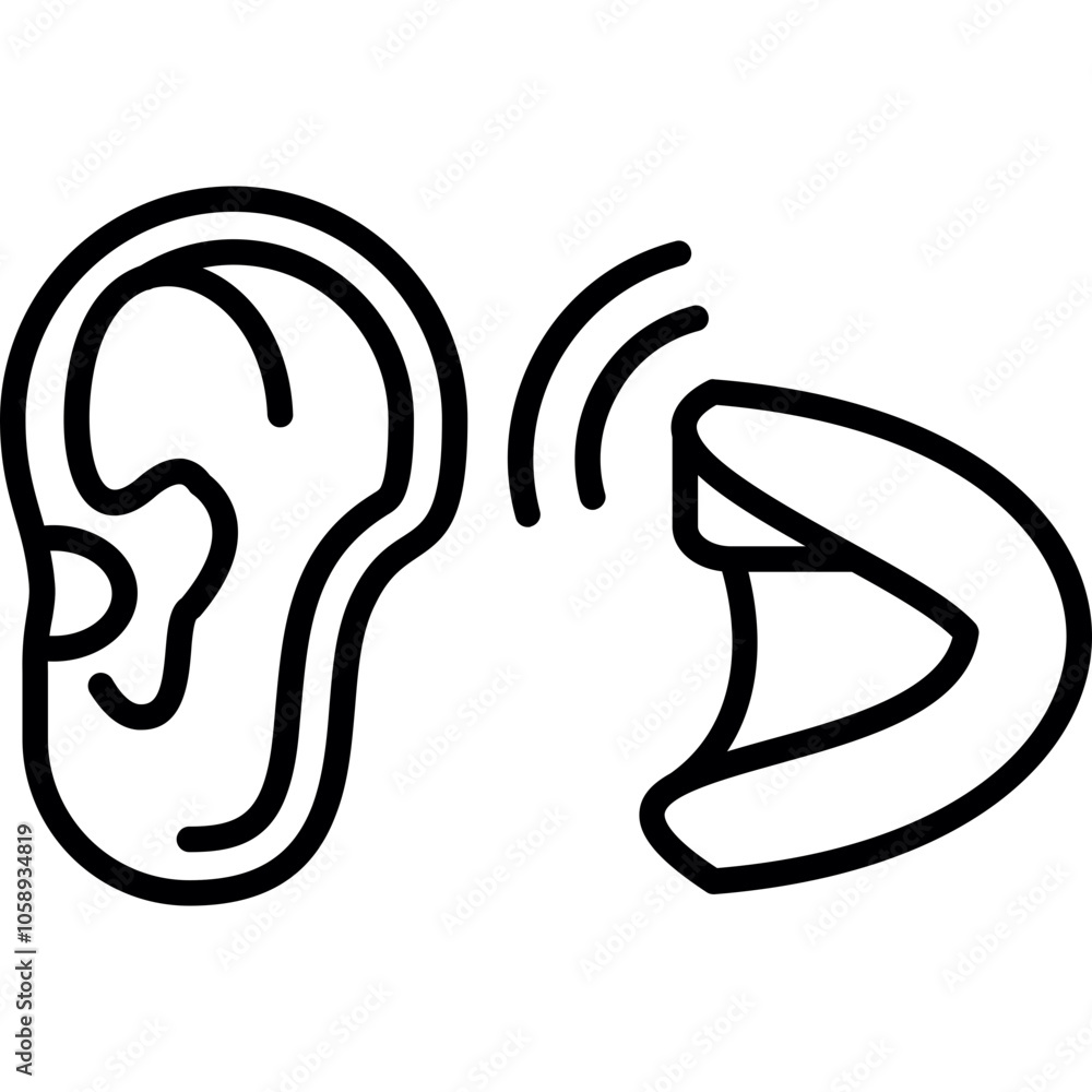 Obraz premium Auditory Icon