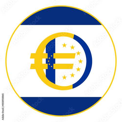 d€ as digital Euro, EUR, bl...