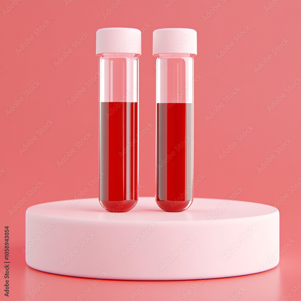 Blood Samples in Test Tubes Blood Samples in Test Tubes