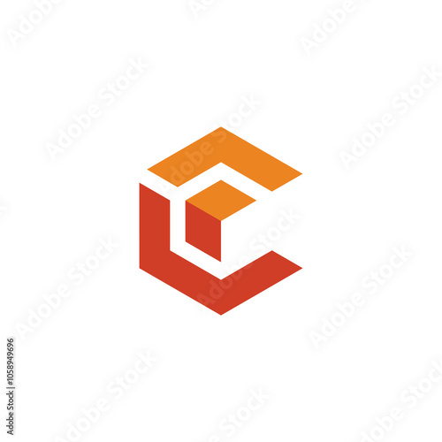 Letter C Hexagon Logo design vector template