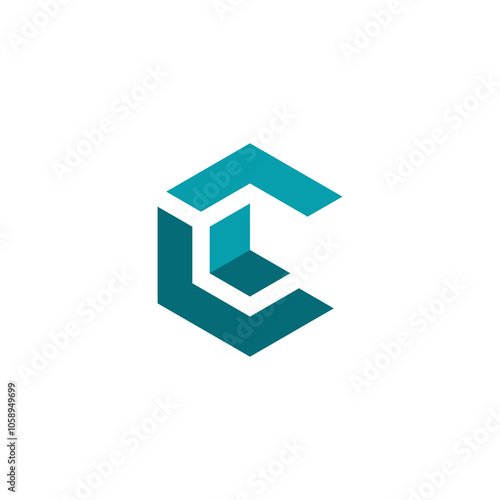Letter C Hexagon Logo design vector template