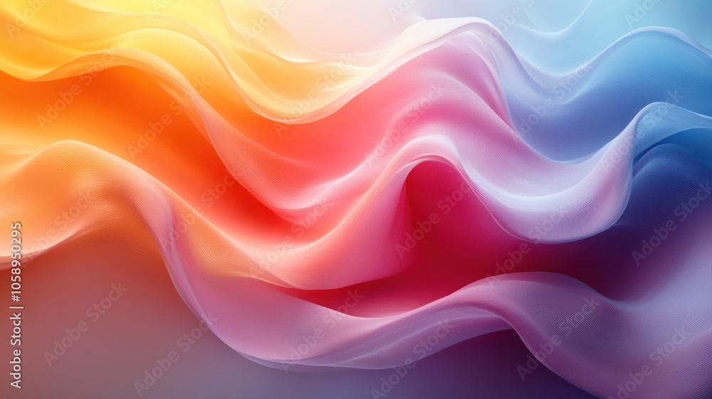 Abstract colorful waves Abstract colorful waves