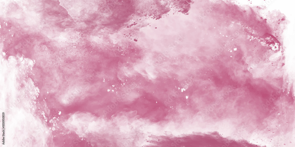 Fototapeta premium texture grunge background pink. Pink watercolor full hd texture hyper realistic. watercolor background with space for text or image and perfect for invitation background.