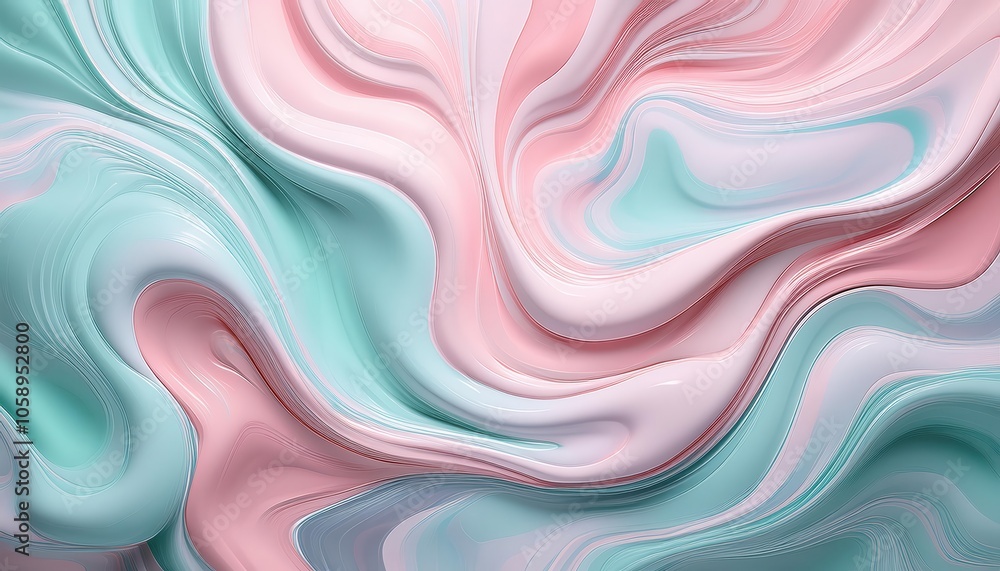 Dreamy Fluid Marble in Pastel Mint Green and Soft Blush Pink. Flowing Abstract Texture with Smooth, Organic Swirls Ideal for Elegant Branding, Calming Digital Backgrounds, or Minimalist Art Prints Dreamy Fluid Marble in Pastel Mint Green and Soft Blush Pink. Flowing Abstract Texture with Smooth, Organic Swirls Ideal for Elegant Branding, Calming Digital Backgrounds, or Minimalist Art Prints