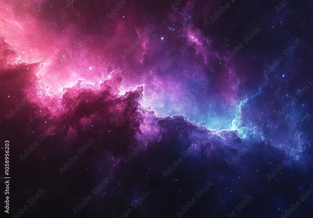 Cosmic Nebulae: A Galaxy's Embrace Cosmic Nebulae: A Galaxy's Embrace