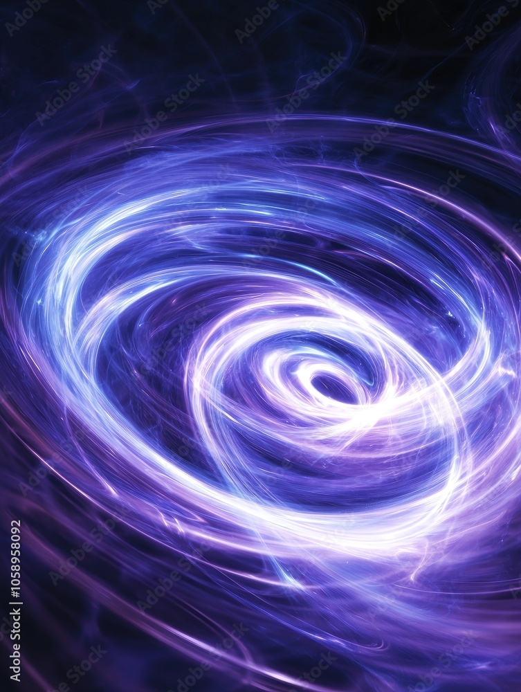 Vibrant Cosmic Swirl of Light and Energy Vibrant Cosmic Swirl of Light and Energy