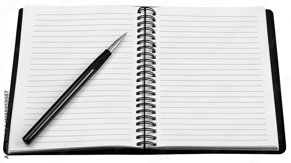 Blank Notebook with Pen for Creative Ideas Blank Notebook with Pen for Creative Ideas