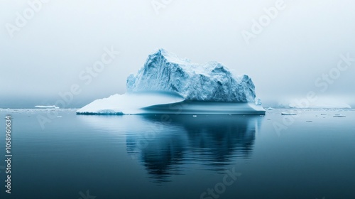 An iceberg in the ocean symbolizes hidden depths