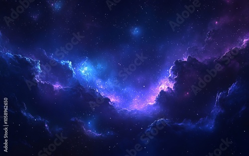 Cosmic Nebula in Deep Space