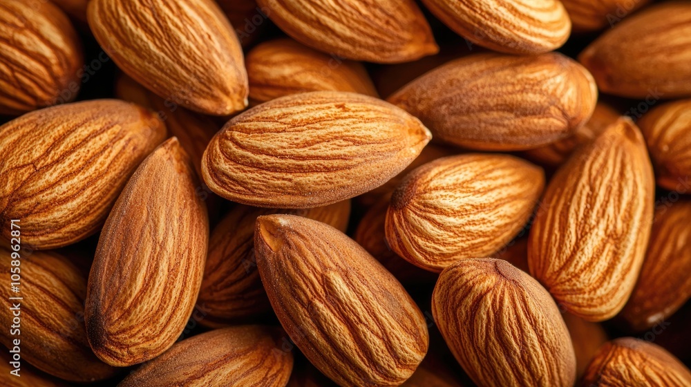 Heap Of Raw Almonds Nuts Background Heap Of Raw Almonds Nuts Background