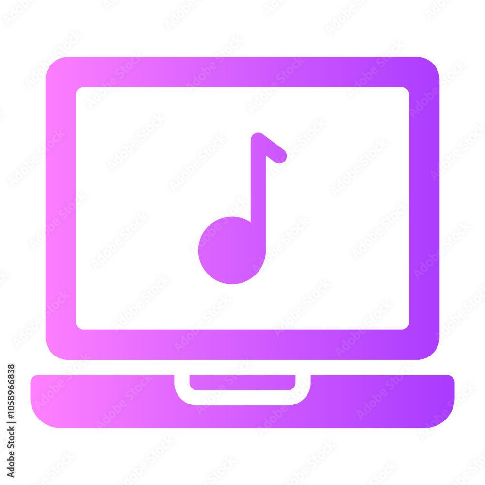 laptop gradient icon