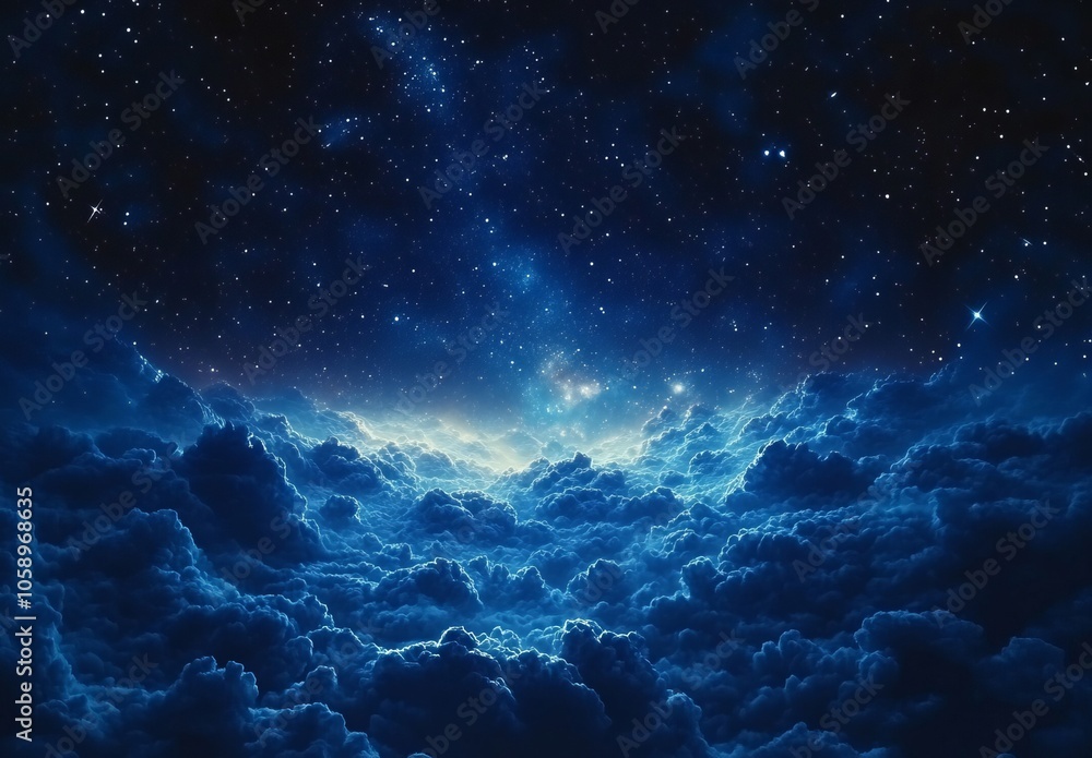 Starry Night Above the Clouds Starry Night Above the Clouds