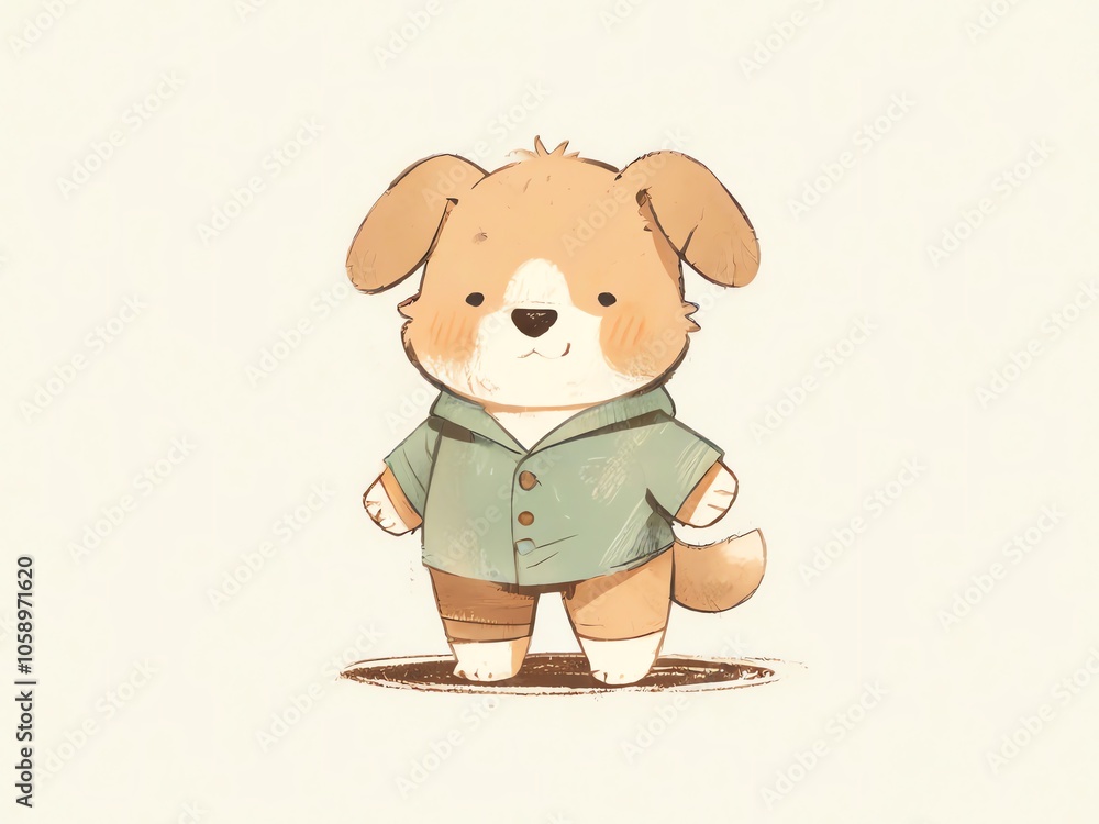 Cute Dog Illustration Cute Dog Illustration