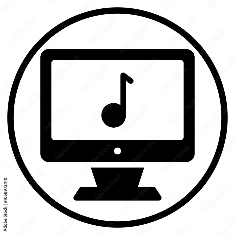 computer glyph icon computer glyph icon