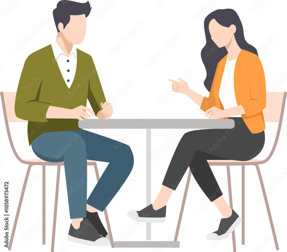Romantic Couple Enjoying Dinner Illustration in Cozy Setting with Warm Atmosphere Romantic Couple Enjoying Dinner Illustration in Cozy Setting with Warm Atmosphere
