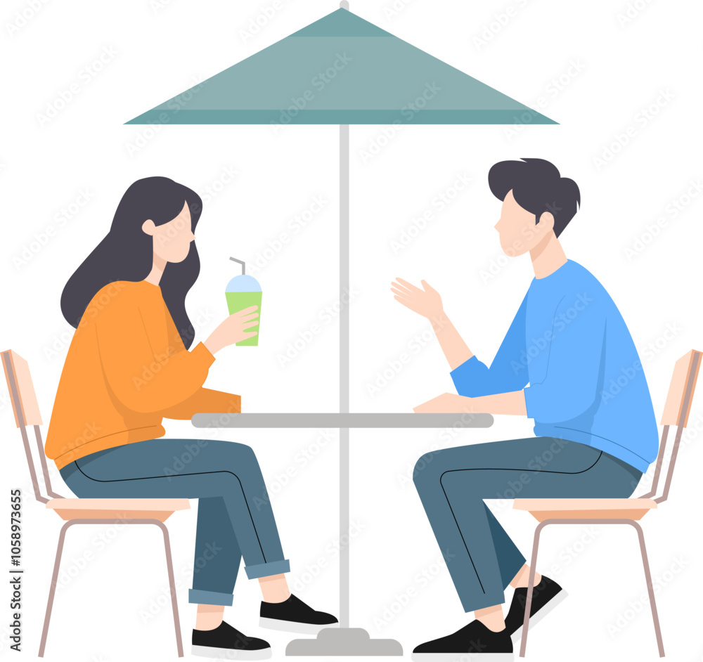 Romantic Couple Enjoying Dinner Illustration in Cozy Setting with Warm Atmosphere Romantic Couple Enjoying Dinner Illustration in Cozy Setting with Warm Atmosphere