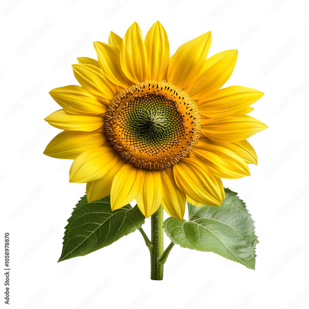 sunflower isolated on white sunflower isolated on white
