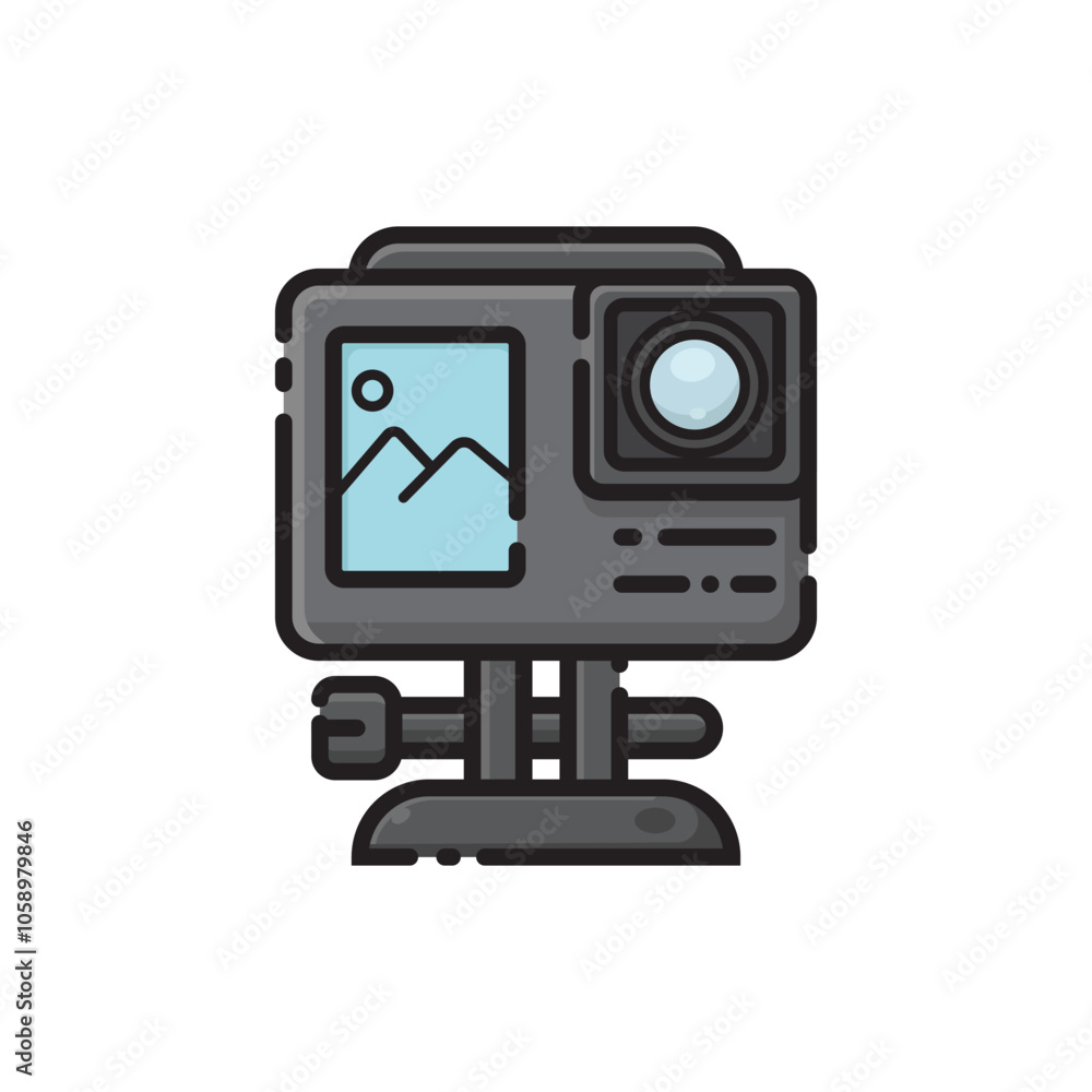 gopro icon vector illustration template gopro icon vector illustration template
