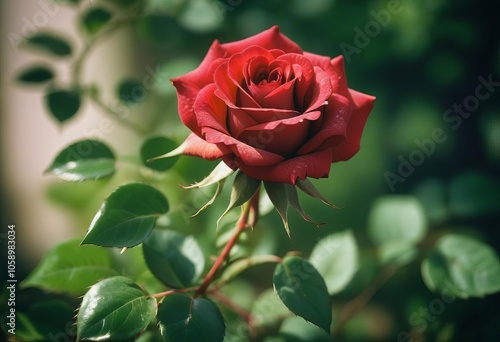 Captivating Close-Up of a Red Rose in Exquisite Detail