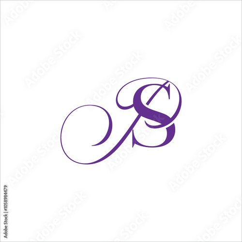 Elegant PS Logo