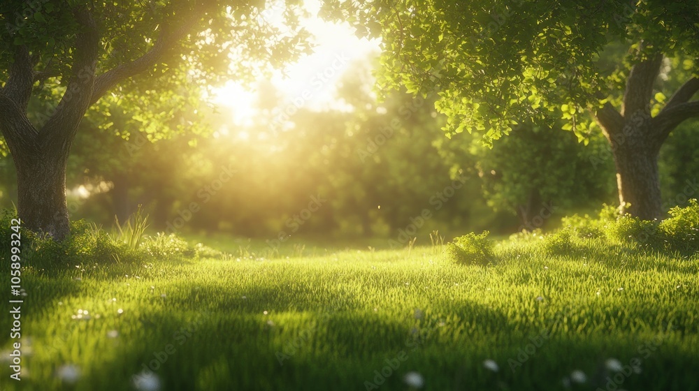 Embracing the Warmth of Sunlight in a Lush Scene Embracing the Warmth of Sunlight in a Lush Scene