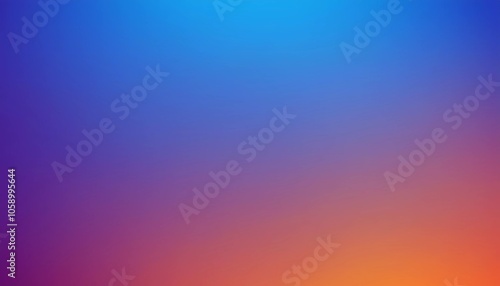Smooth blue, orange and purple gradient background with a blur effect.