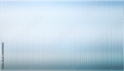 Vector ribbed glass texture background. Blue white grey green ribbed glass. Mesh gradient. acrylic ribbed bath surface. Reeded glass background semitransparent overlay. Bath wall window