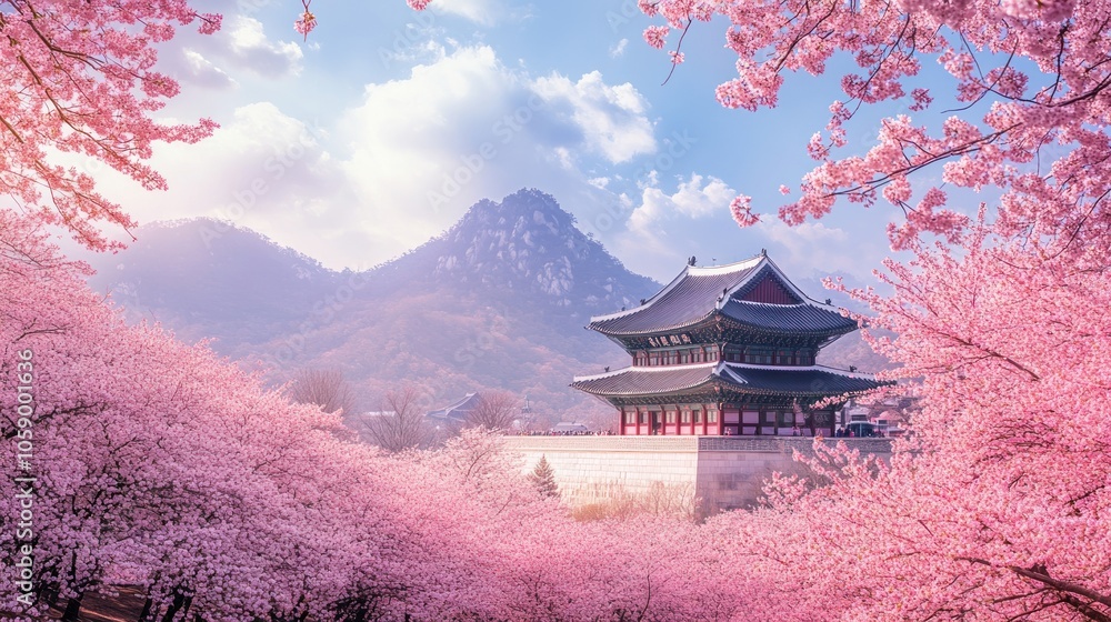 Cherry Blossoms in Seoul, South Korea Cherry Blossoms in Seoul, South Korea