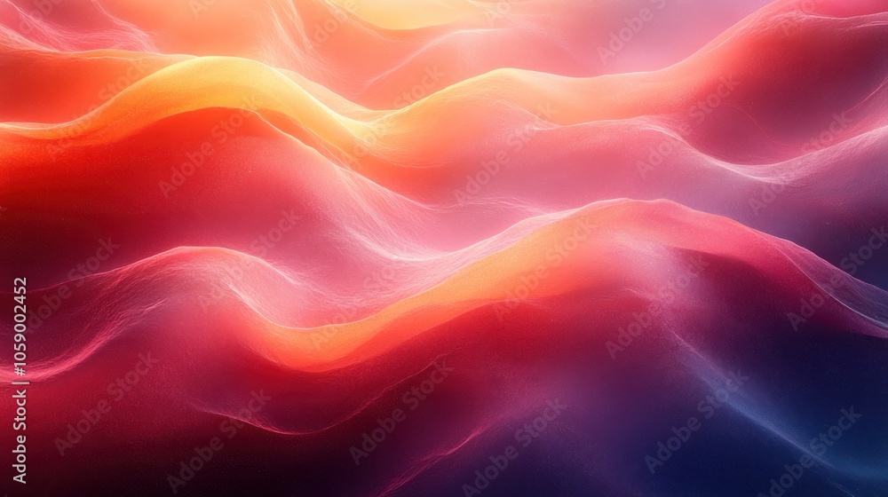 Abstract Colorful Waves
